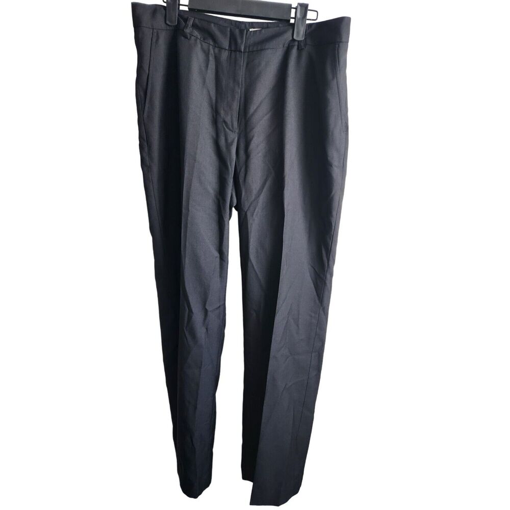 Vintage Doc & Amelia Womens Sz 12 Classic Black Dress Pants Straight Leg